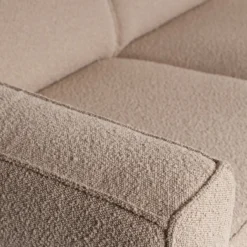 Statement 3-zits bank 230 cm boucle beige