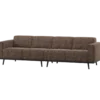 Statement 4-zits bank 280 cm bruin melange