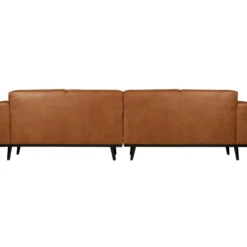 Statement 4-zits bank 280 cm ecoleer cognac