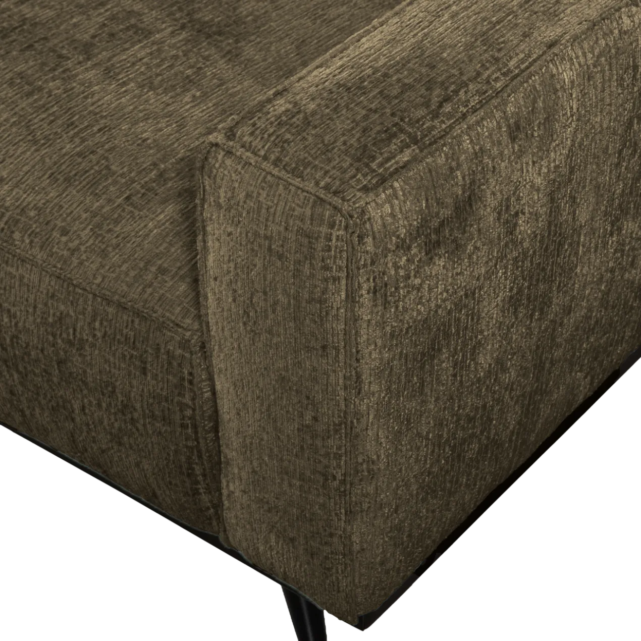 Statement 3-zits bank 230 cm structure velvet bonsai