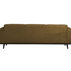 Statement 3-zits bank 230 cm structure velvet brass