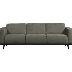 Statement 3-zits bank 230 cm structure velvet frost