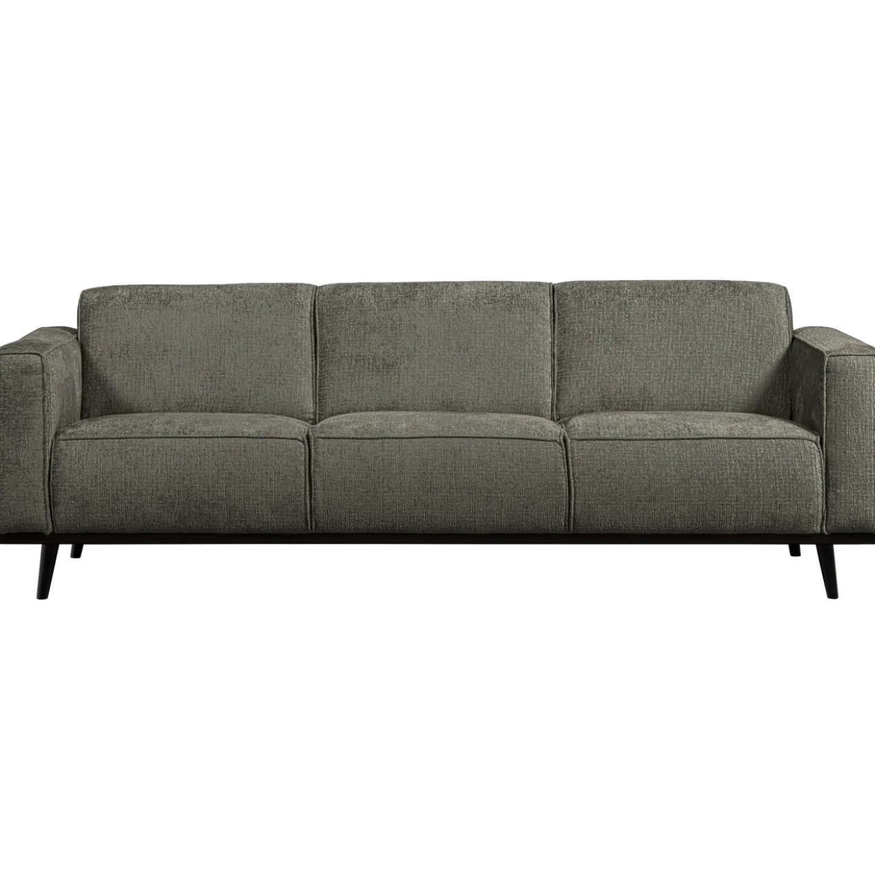 Statement 3-zits bank 230 cm structure velvet frost