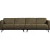 Statement 4-zits bank 280 cm structure velvet bonsai