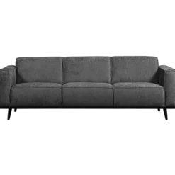 Statement 3-zits bank 230 cm structure velvet mountain