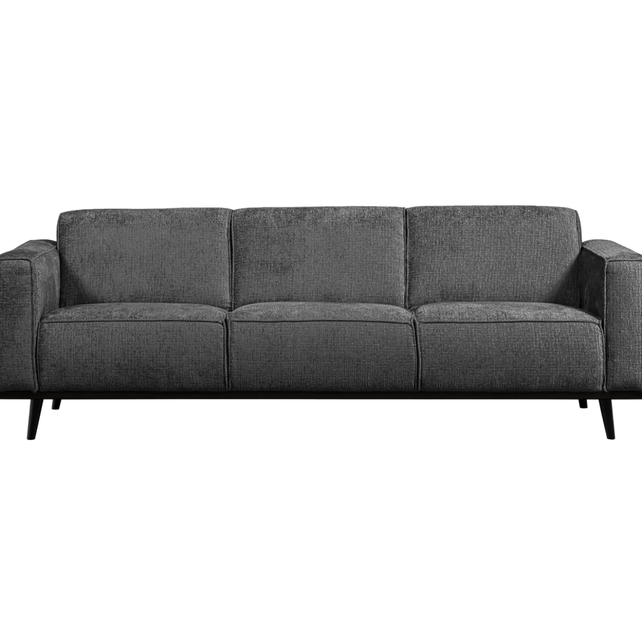 Statement 3-zits bank 230 cm structure velvet mountain
