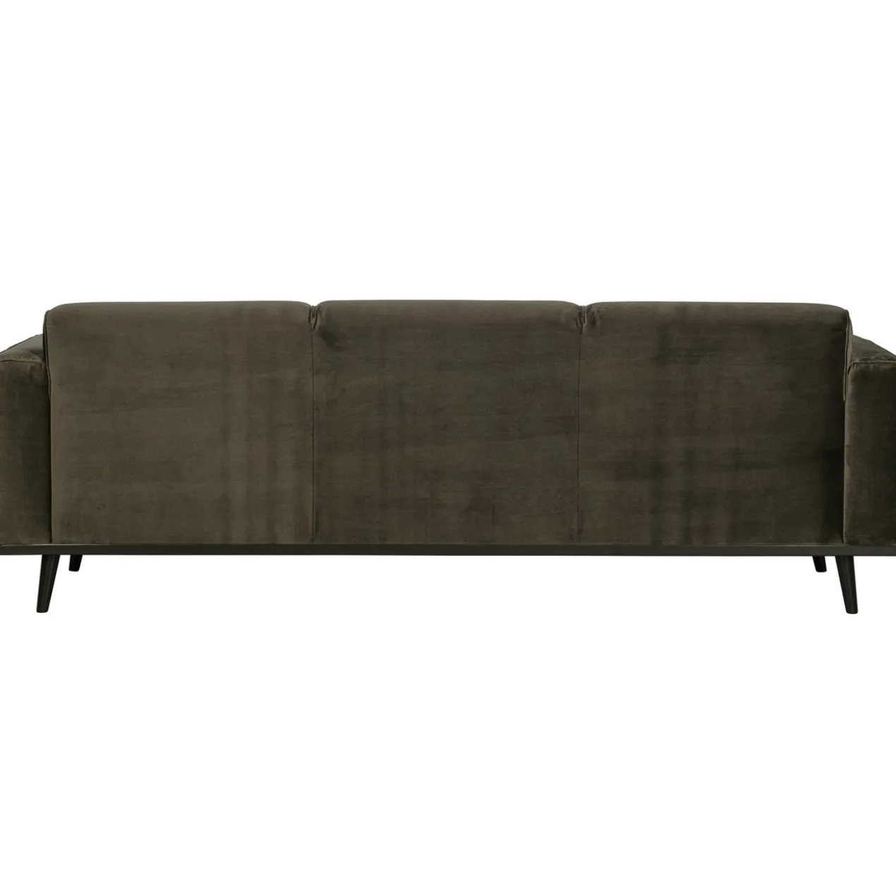 Statement 3-zits bank 230 cm velvet warmgroen