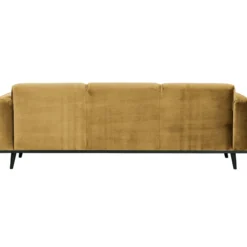 Statement 3-zits bank 230 cm velvet honinggeel