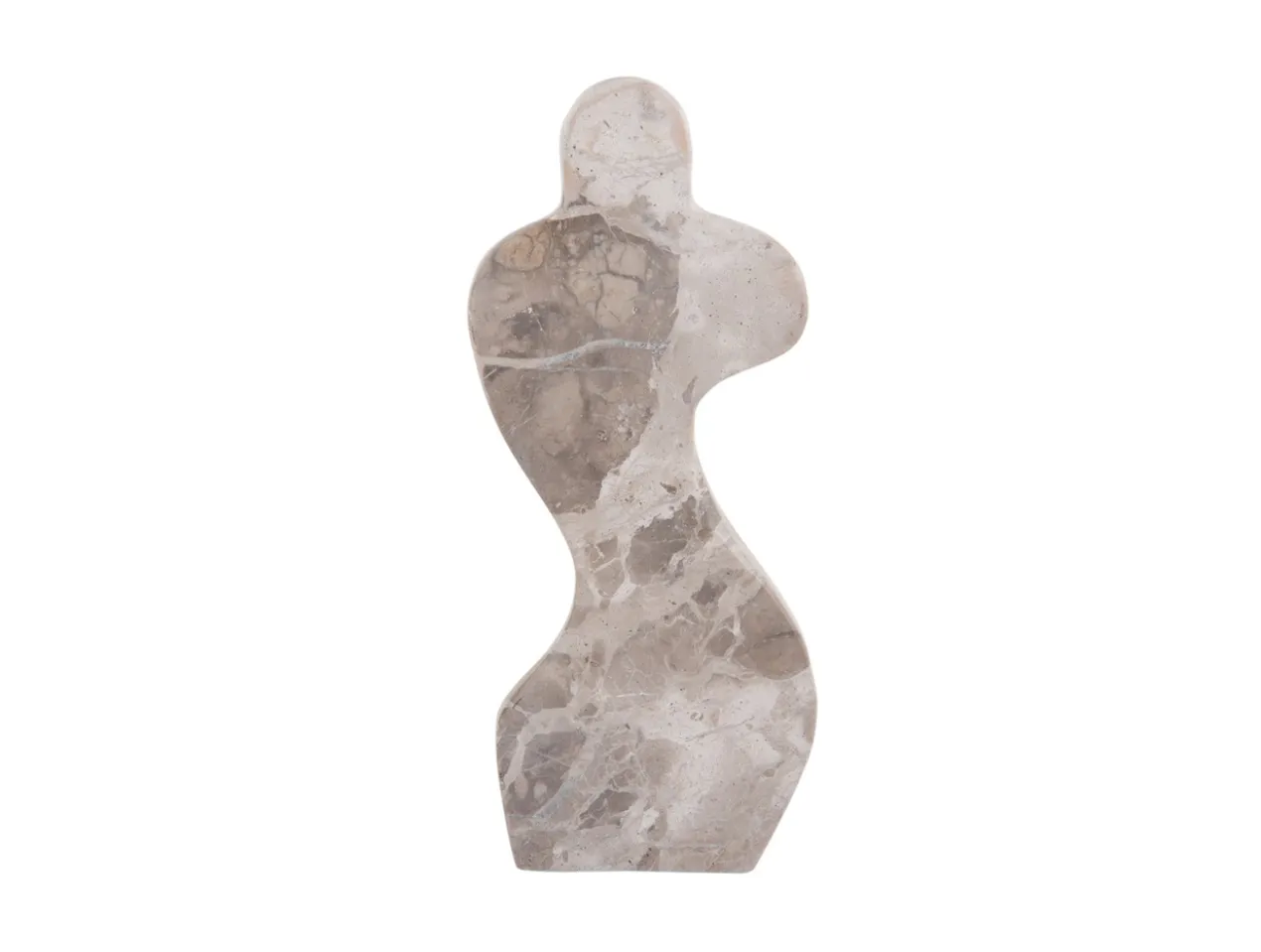 Statue Female abstract marble brown