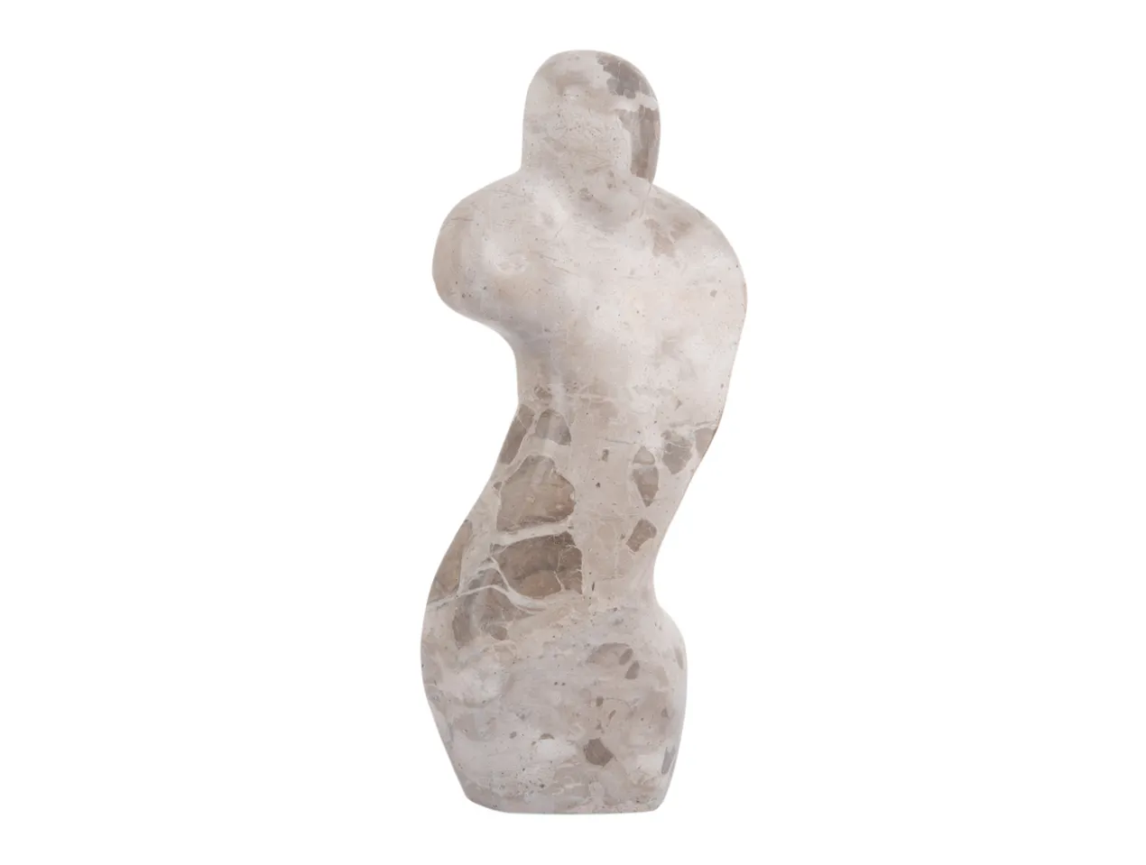 Statue Female abstract marble brown