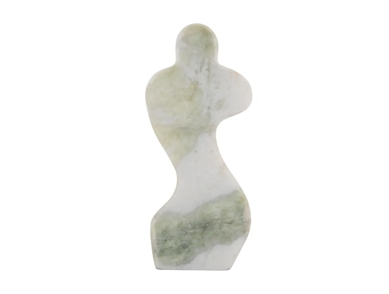 Statue Female abstract marble himalayan green