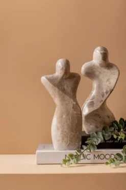 Statue Male abstract marble himalayan green
