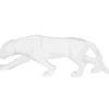 Statue Origami Panther polyresin matt white