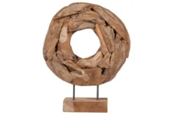 Statue round teak
