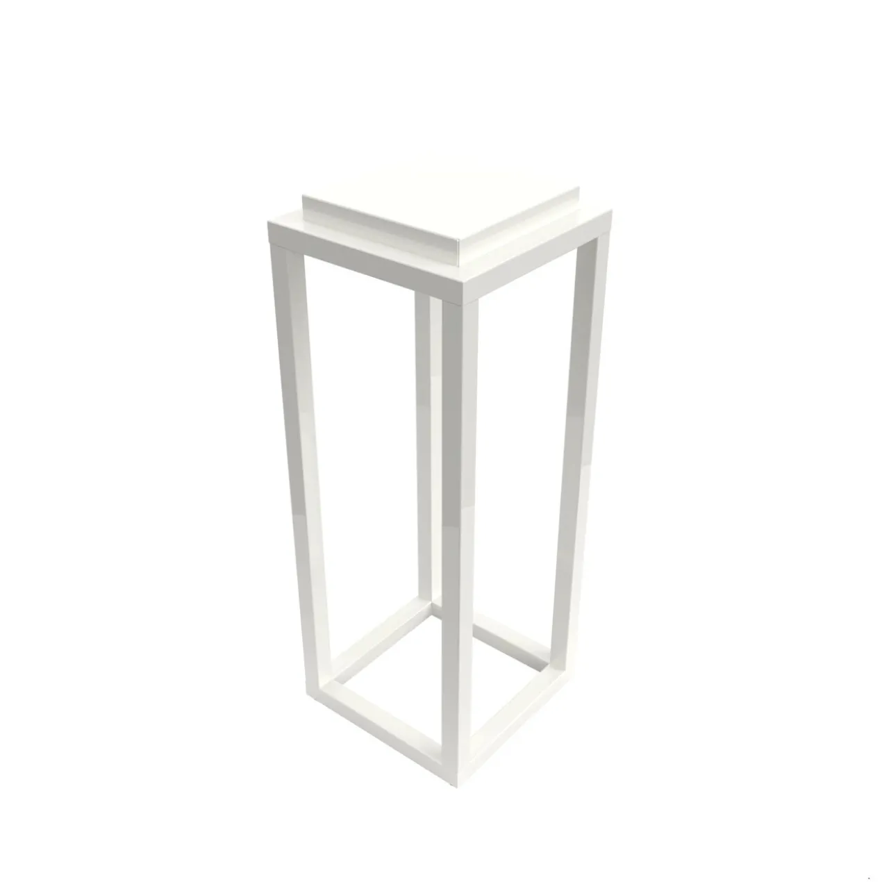 Steellish plantentafel - Zuil | Light Wit | 35x35x85 cm