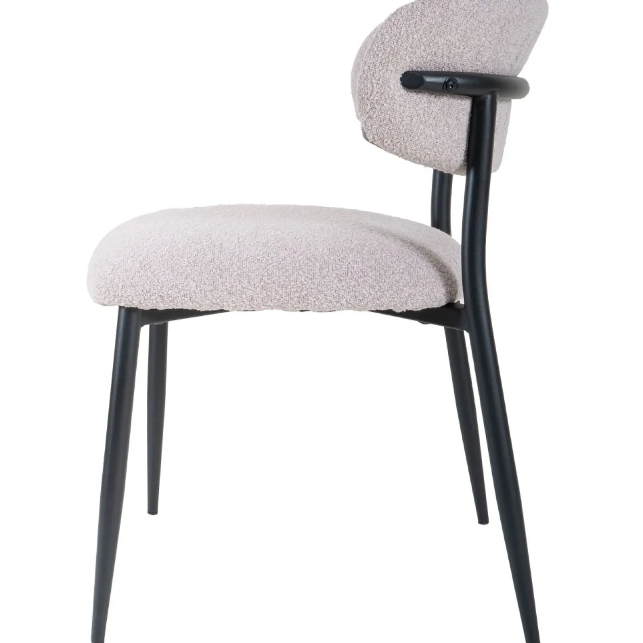 Stoel Dion boucle naturel