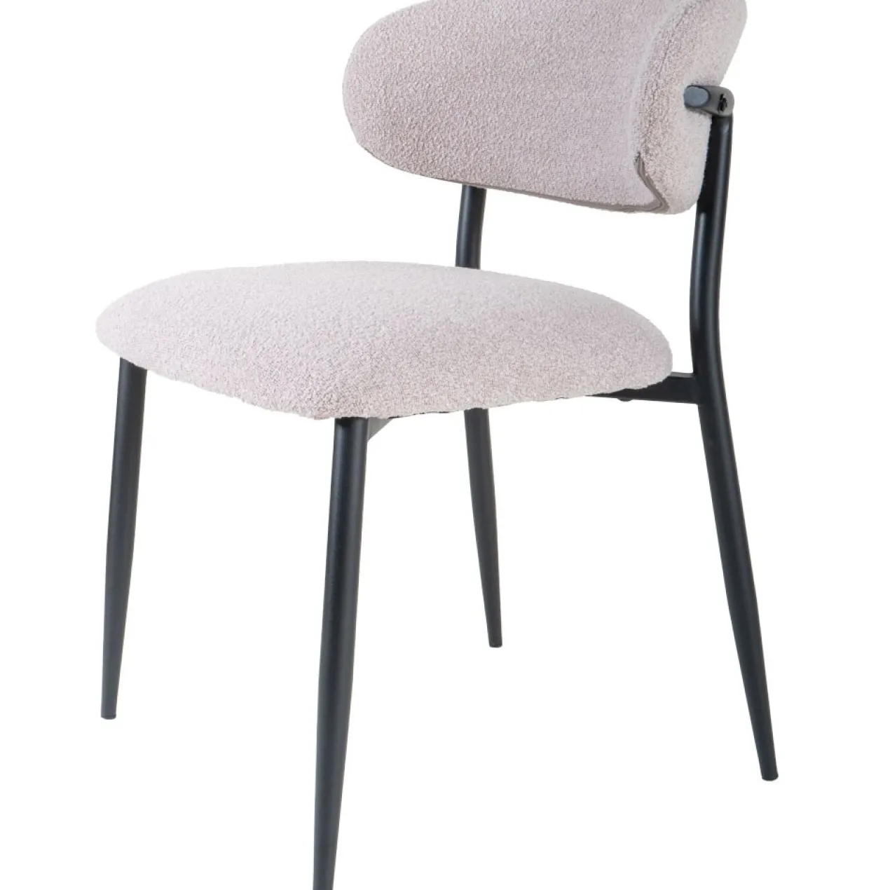 Stoel Dion boucle naturel