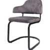 Stoel Fox vintage velvet antra
