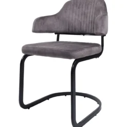 Stoel Fox vintage velvet antra