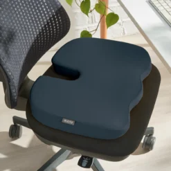 Stoelkussen ergonomisch donkergrijs