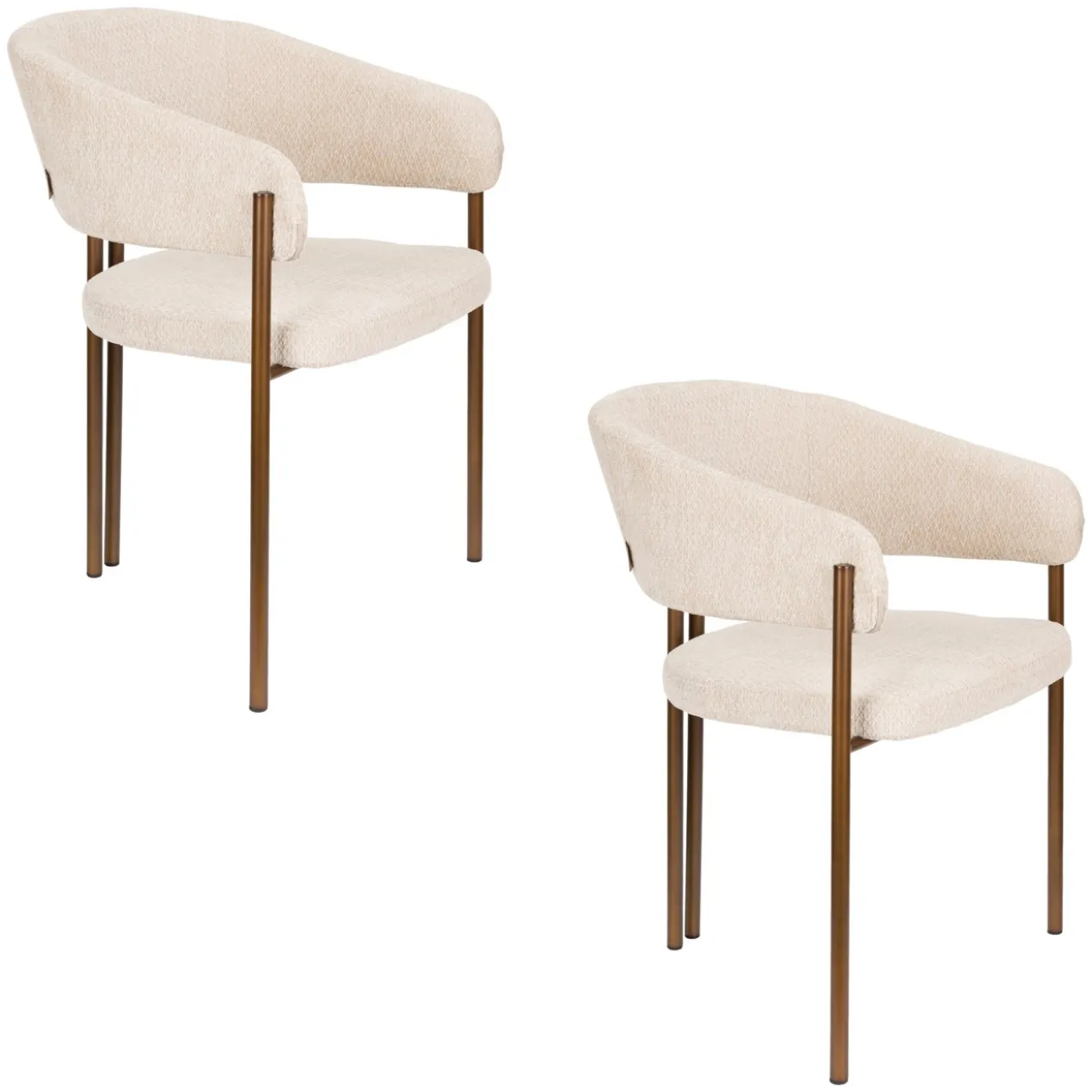 Stoel naida beige