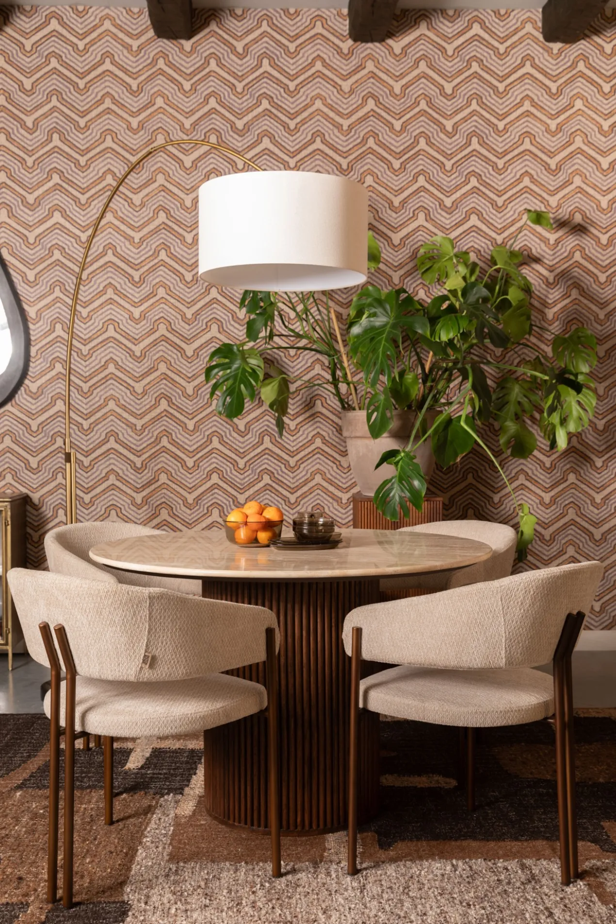 Stoel naida beige