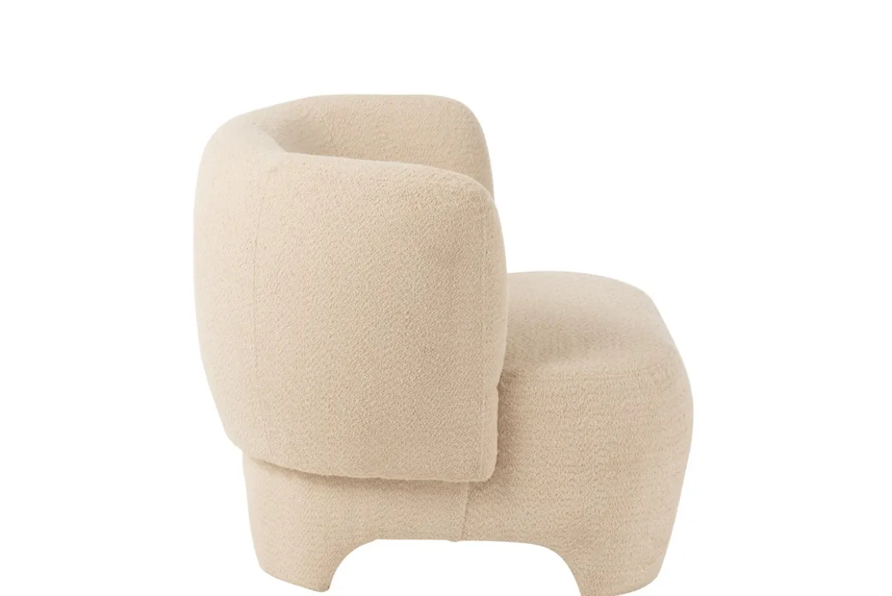 Stoel Poppy Bouclé Beige