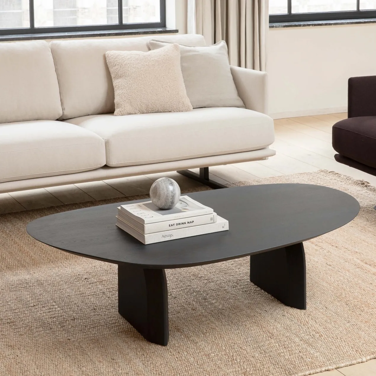 Studio Henk salontafel Slot Slot | Eiken | Black Stain 9017