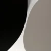 Studio HENK tafel Butterfly Blob - zwart frame, HPL Fenix nero ingo 280 x 100 | HPL Fenix Nero Ingo | Rechte Rand | Frame Zwart