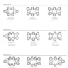 Studio HENK tafel Butterfly Blob - zwart frame, HPL Fenix ne