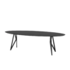 Studio HENK tafel Butterfly Ovaal - zwart frame, zwarte beit