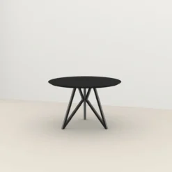 Studio HENK tafel Butterfly Rond Tripod - zwart frame, HPL F
