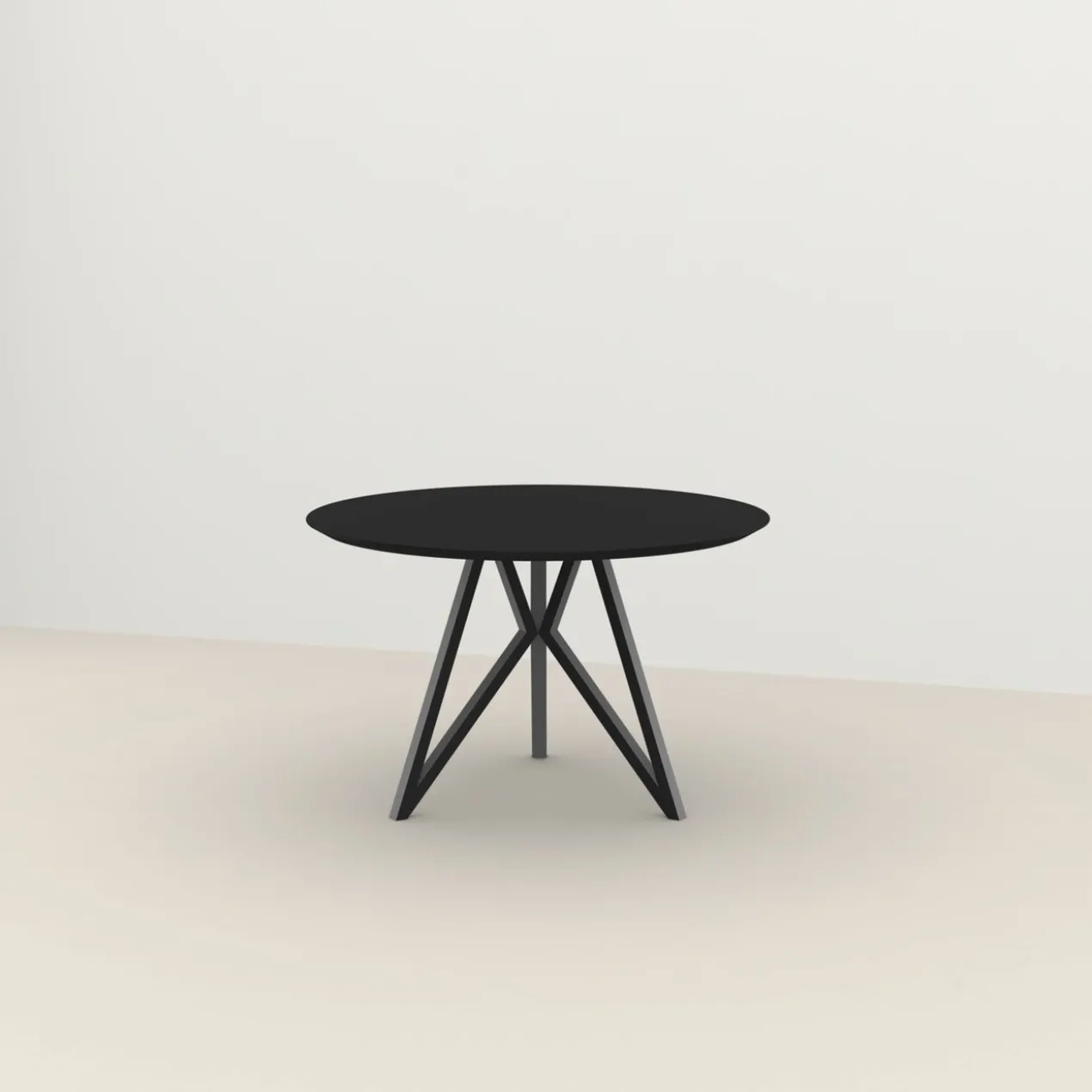 Studio HENK tafel Butterfly Rond Tripod - zwart frame, HPL F