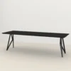 Studio HENK tafel Butterfly Rechthoekig - zwart frame, HPL F