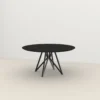 Studio HENK tafel Butterfly Rond Quadpod - zwart frame, HPL