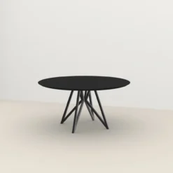 Studio HENK tafel Butterfly Rond Quadpod - zwart frame, HPL