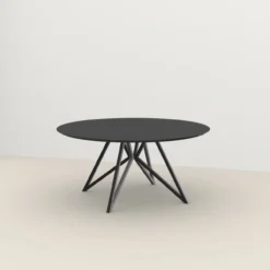 Studio HENK tafel Butterfly Rond QuadpodXL - zwart frame, zw