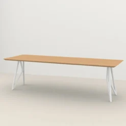 Studio HENK tafel Butterfly Rechthoekig - wit frame, hardwax