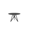 Studio HENK tafel Butterfly Rond Tripod - zwart frame, zwart