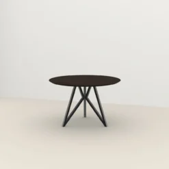 Studio HENK tafel Butterfly Rond Tripod - zwart frame, geroo