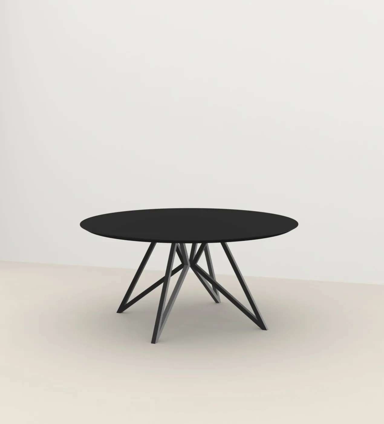 Studio HENK tafel Butterfly Rond QuadpodXL - zwart frame, HP