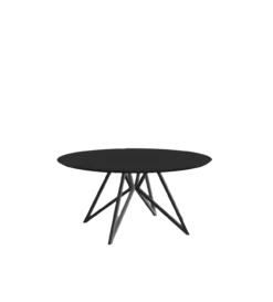 Studio HENK tafel Butterfly Rond QuadpodXL - zwart frame, HP