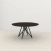 Studio HENK tafel Butterfly Rond Quadpod - zwart frame, gero