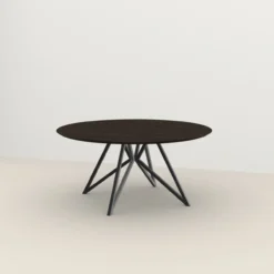Studio HENK tafel Butterfly Rond QuadpodXL - zwart frame, ge