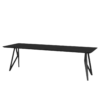 Studio HENK tafel Butterfly Rechthoekig - zwart frame, HPL F