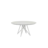 Studio HENK tafel Butterfly Rond Quadpod - wit frame, HPL Fe