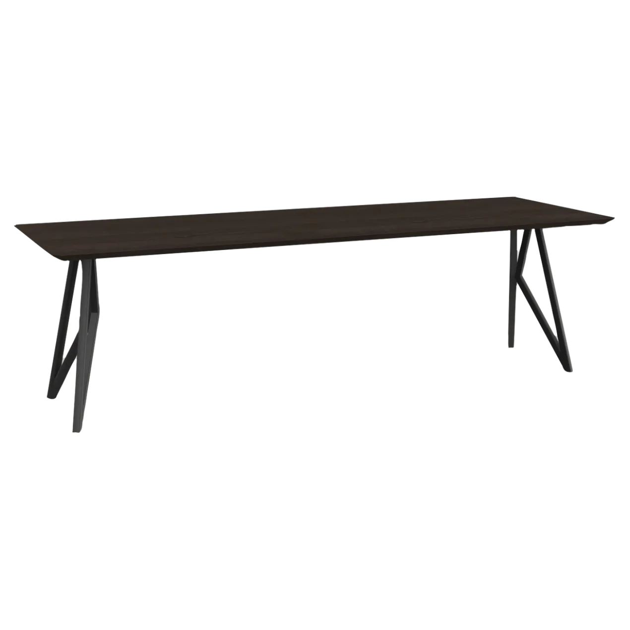 Studio HENK tafel Butterfly Rechthoekig - zwart frame, geroo
