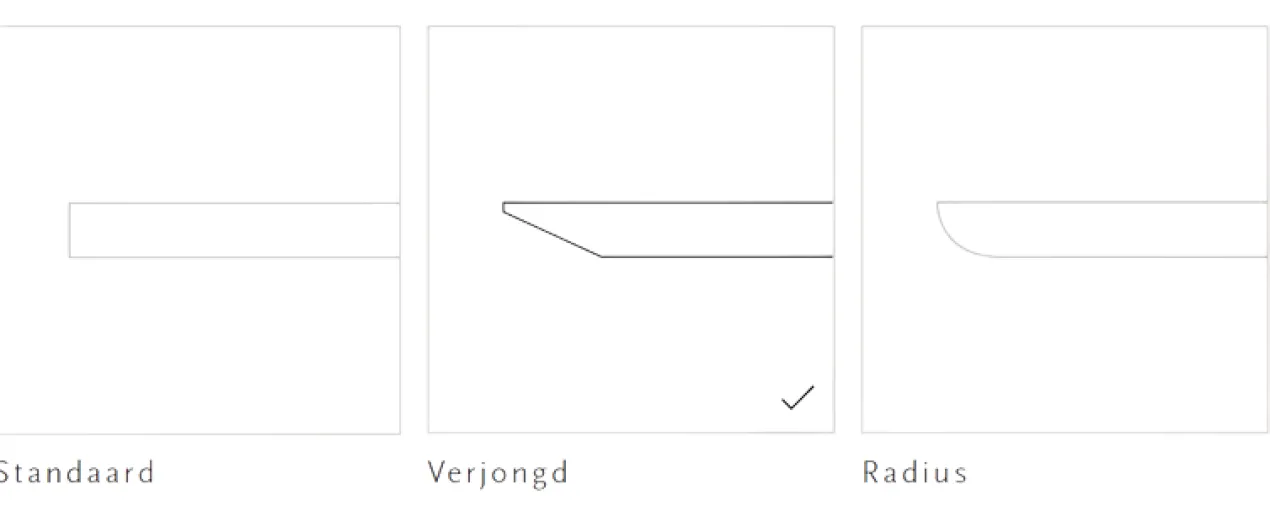 Studio HENK tafel New Classic Rond Quadpod, zwart frame - Sm