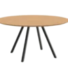 Studio HENK tafel New Classic Rond Quadpod, zwart frame - Sm