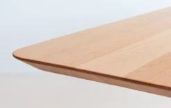 Studio HENK tafel Slim X-type Plat ovaal - wit frame, hardwa